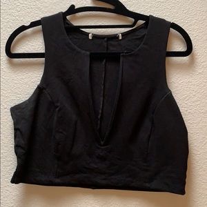 Black Crop Top